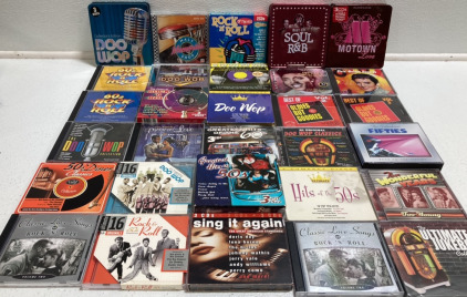 (30) Doo Wop, 50&rsquo;s-60&rsquo;s, Classic Diner Rock CDs