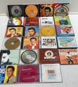 (19) Elvis CDs, (4) 50s Rock and Roll Cd Sets
