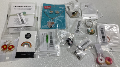 Assorted Unique Pins and Jewelry