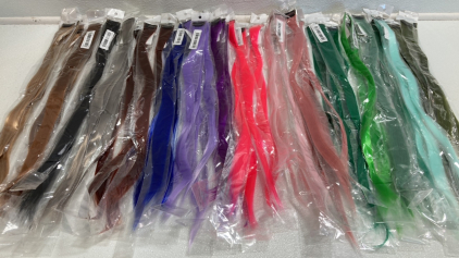 Assortment of Clip In Hair Strands