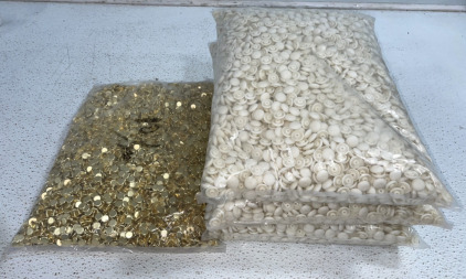 Thousands Of Hat/Upholstery Buttons And Button Tacks
