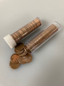 (2) Rolls Of Wheathead Pennies