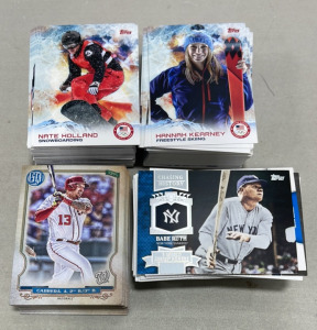 Various 2016 Topps Olympic Team Collectible Cards, Various 2020 MLB Topps GQ Collectible Cards, Various 2013 Topps MLB Collectible Cards