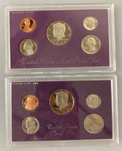 1986 And 1990 United States Proof Sets