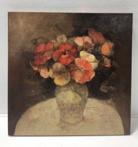 Flowers In Vase Canvas Painting