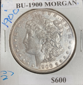 BU-1900 Morgan One Dollar Coin