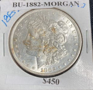 BU-1882-Morgan One Dollar Coin