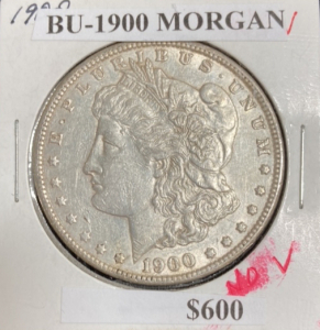 BU-1900 Morgan One Dollar Coin
