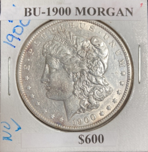 BU-1900 Morgan One Dollar Coin