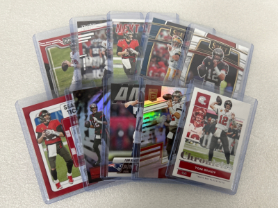 (10) Tom Brady Sports Cards