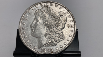 1898 Morgan Silver Dollar— Verified Authentic