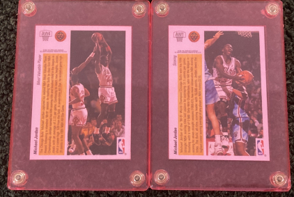 1991 Michael Jordan Holographic Basketball Cards