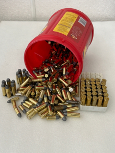 Coffee Can of Mixed Pistol Ammo