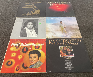 Neil Diamond, Elvis, Johnny Mathis And Kenny Rogers Records