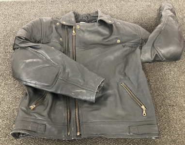 Frank Thomas Limited Leather Riding Jacket UK Size 44