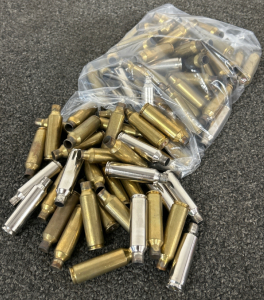 Bag Of .300 WSM Empty Brass Casings (87 Total)