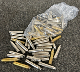 Bag Of .300 Win Mag Empty Brass Casings (76 Total)