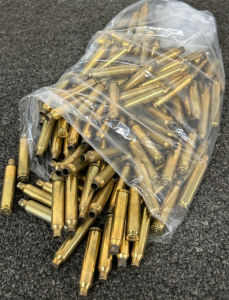 Bag Of .204 Ruger Empty Brass Casings (120 Total)