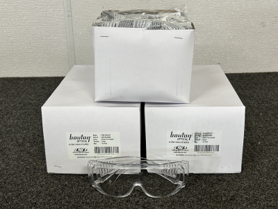 (3) Boxes of Bouton Optical Safety Glasses