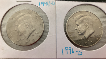 1994-D & 1996-D Kennedy Half Dollars