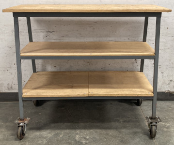 3 Tier Rolling Shelf