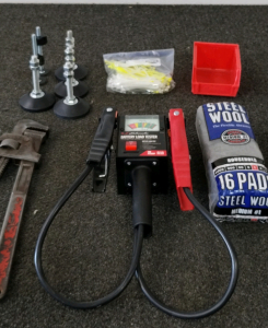 Car Tools and Monkey Wrench