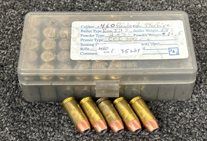 (35) Rnds Of .460 Cal Reloads