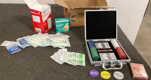 Med Box And Poker Set