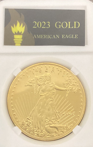 One Ounce Fine Gold 2023 American Eagle Round- Unverified