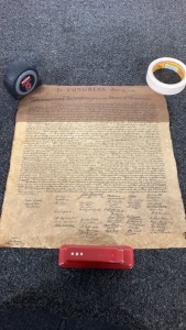 Declaration Of Independence Replica