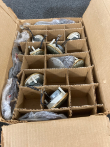 Box of clock making kits