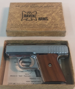 Raven Arms P25, .25 Auto Semi Automatic Pistol