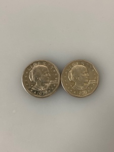 (2) 1979 Susan B. Anthony Dollars