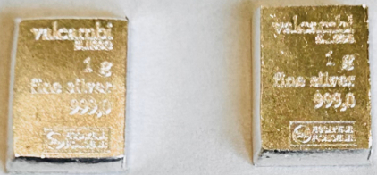 (2) 1g Fine Silver Bars