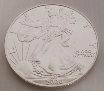 One Ounce Fine Silver One Dollar Liberty Coin