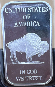 (1) 1oz Silver Bar