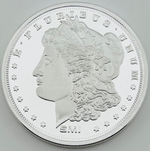 1oz Fine Silver Liberty Round