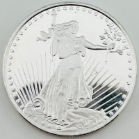 1oz Fine Silver Saint-Gaudens Double Eagle Round