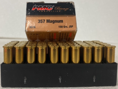 (50) PMC Bronze .357 Magnum 158 GR. Ammunition Cartridges
