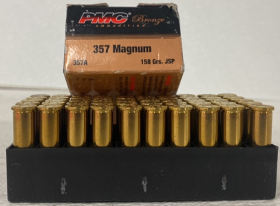 (50) PMC Bronze .357 Magnum 158 GR. Ammunition Cartridges
