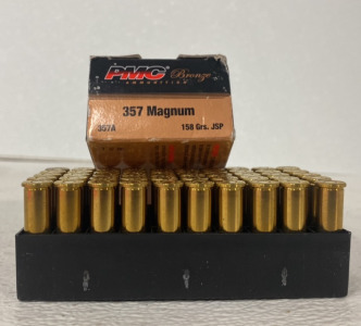 (50) PMC Bronze .357 Magnum 158 GR. Ammunition Cartridges