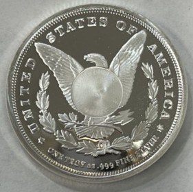 One Troy Ounce .999 Fine Silver Bullion Round