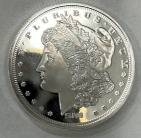 One Troy Ounce .999 Fine Silver Bullion Round