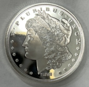 One Troy Ounce .999 Fine Silver Bullion Round