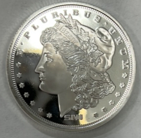 One Troy Ounce .999 Fine Silver Bullion Round