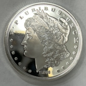 One Troy Ounce .999 Fine Silver Bullion Round