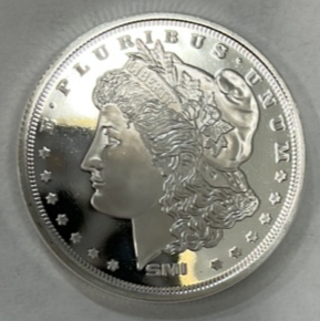 One Troy Ounce .999 Fine Silver Bullion Round