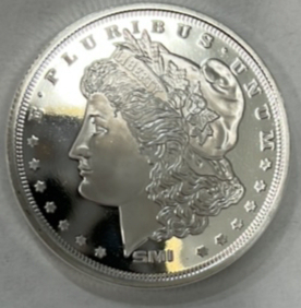 One Troy Ounce .999 Fine Silver Bullion Round