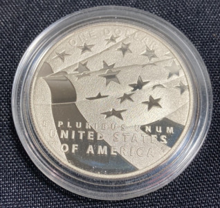 2012-P $1 Star Spangled Banner Silver Commemorative Coin
