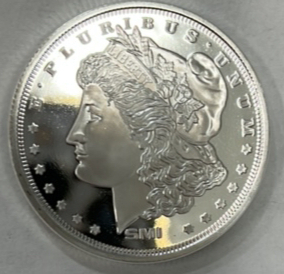One Troy Ounce .999 Fine Silver Bullion Round